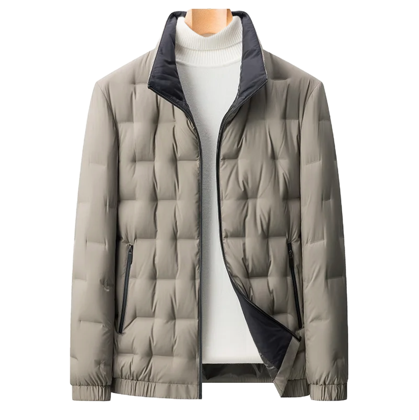 Lightweight Spring White Duck Down Jacket