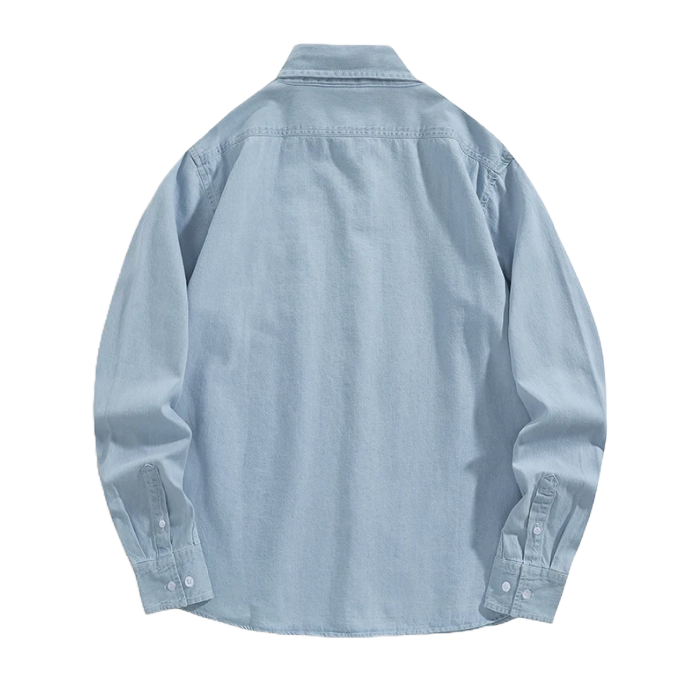 Long Sleeved Cotton Denim Shirt