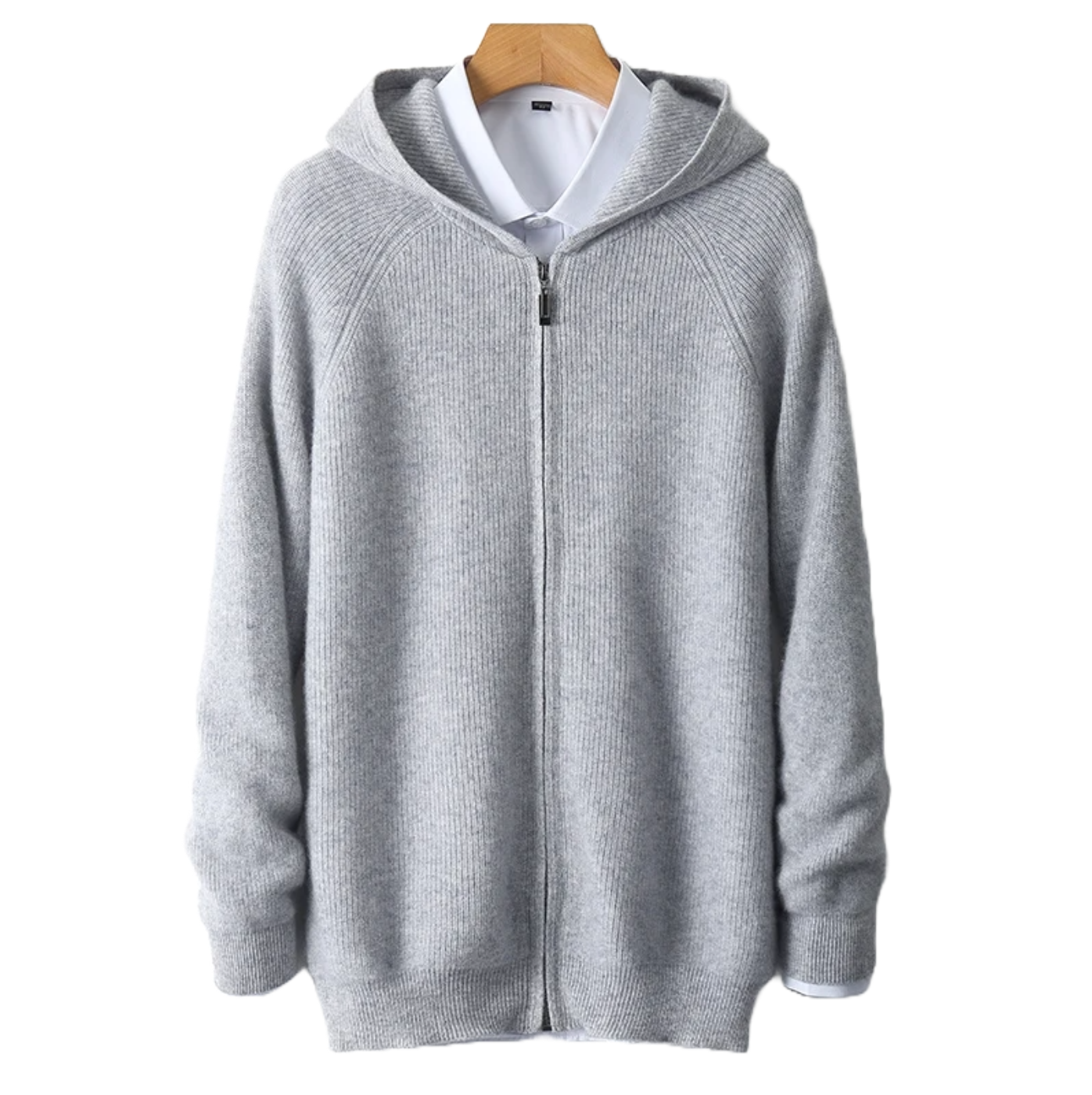 Knitted Casual Wool Hoodie