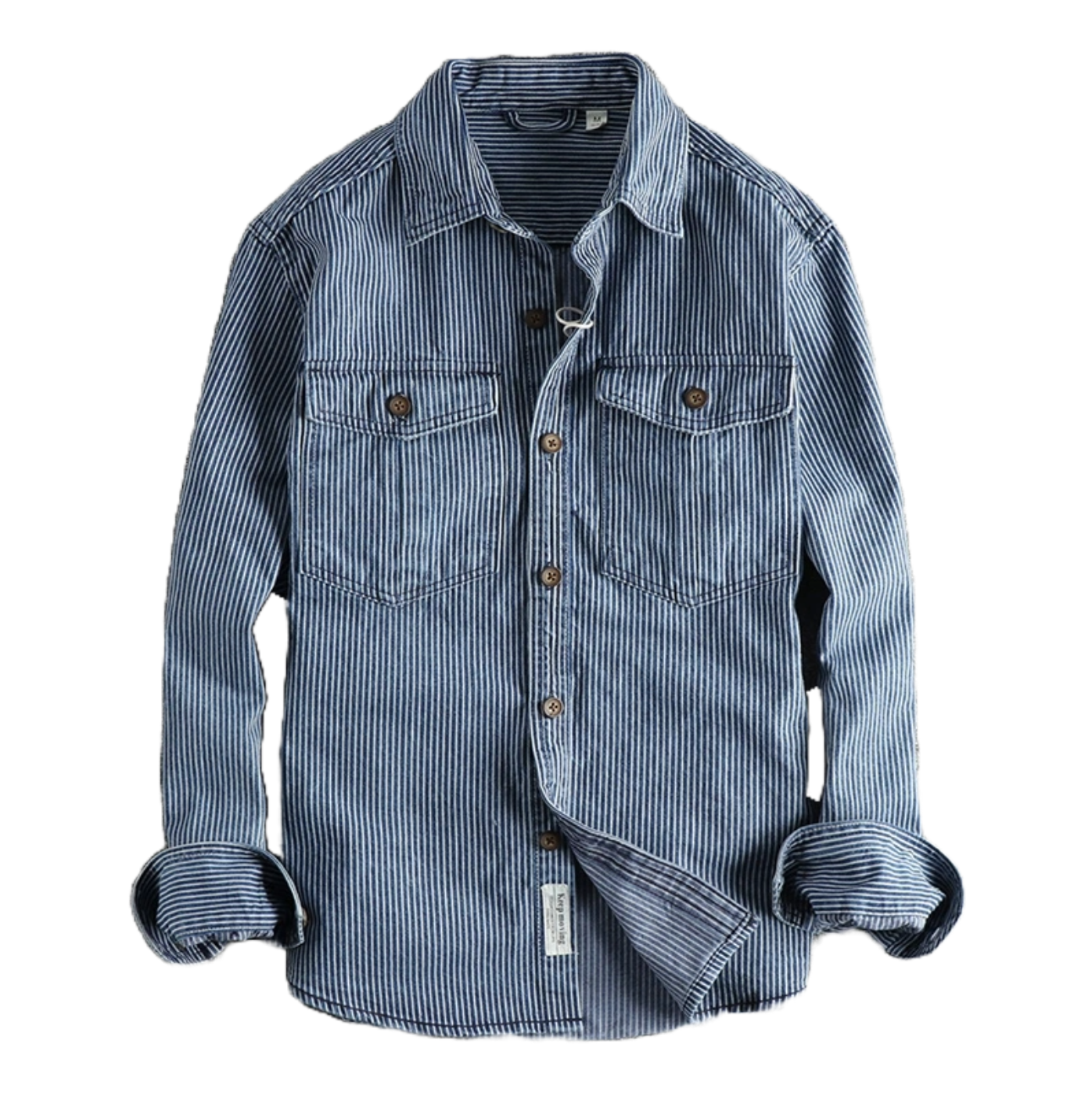 Vintage Cargo Denim Shirt