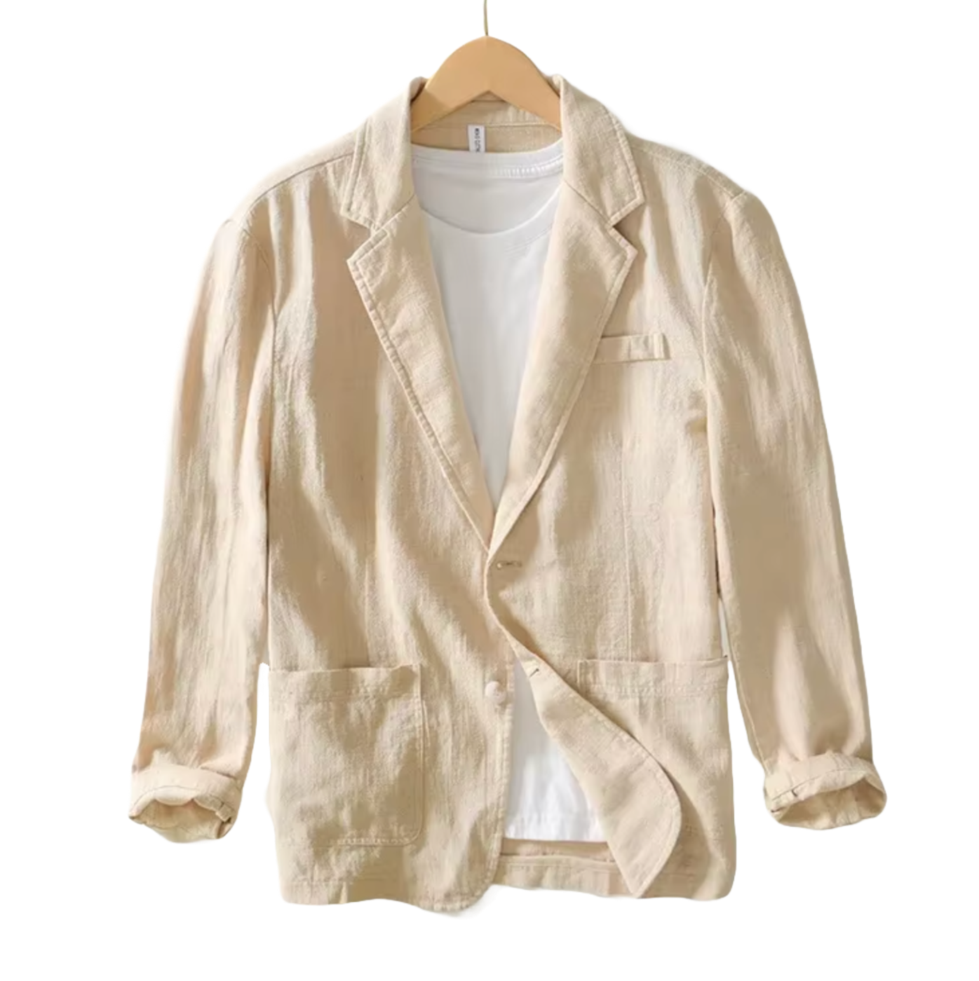 Smart Casual Linen Cotton Blend Beach Bar Blazer