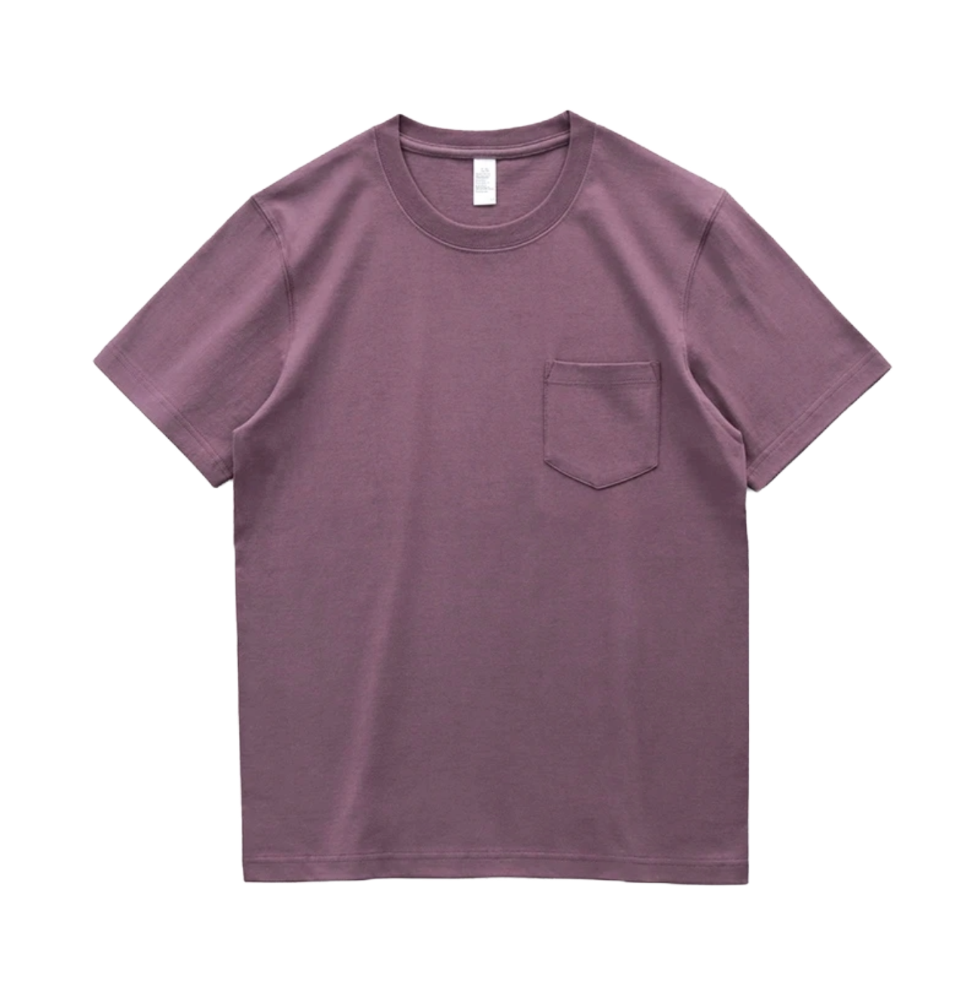 Thick Crew Neck Cotton T-Shirt