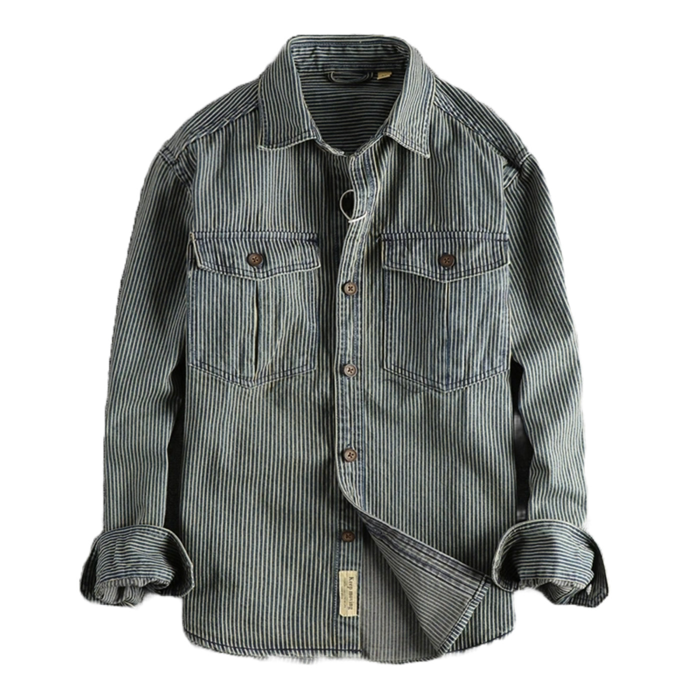 Vintage Cargo Denim Shirt