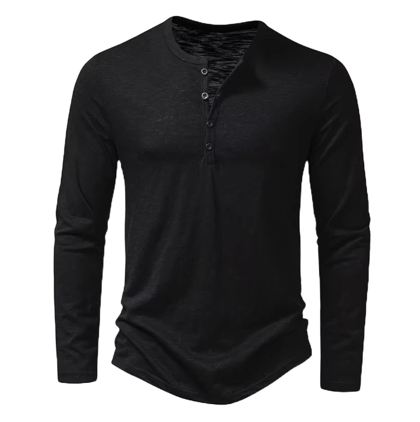 Cotton Henley Neck Shirt