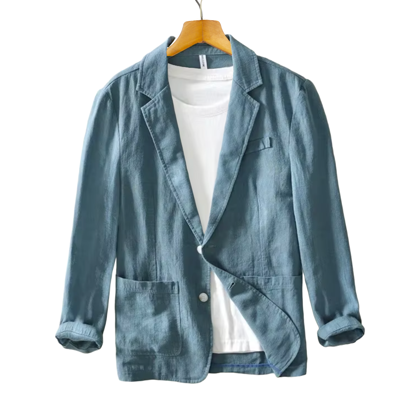 Smart Casual Linen Cotton Blend Beach Bar Blazer