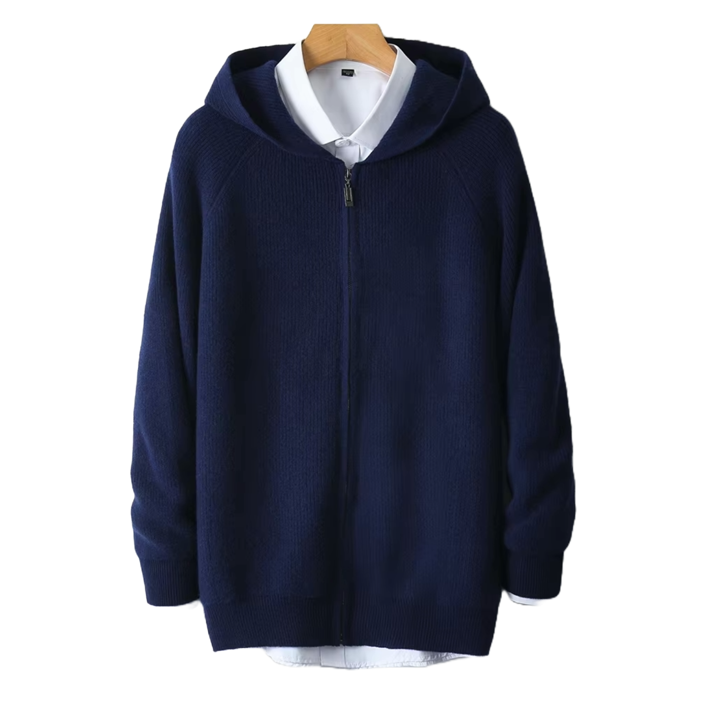 Knitted Casual Wool Hoodie