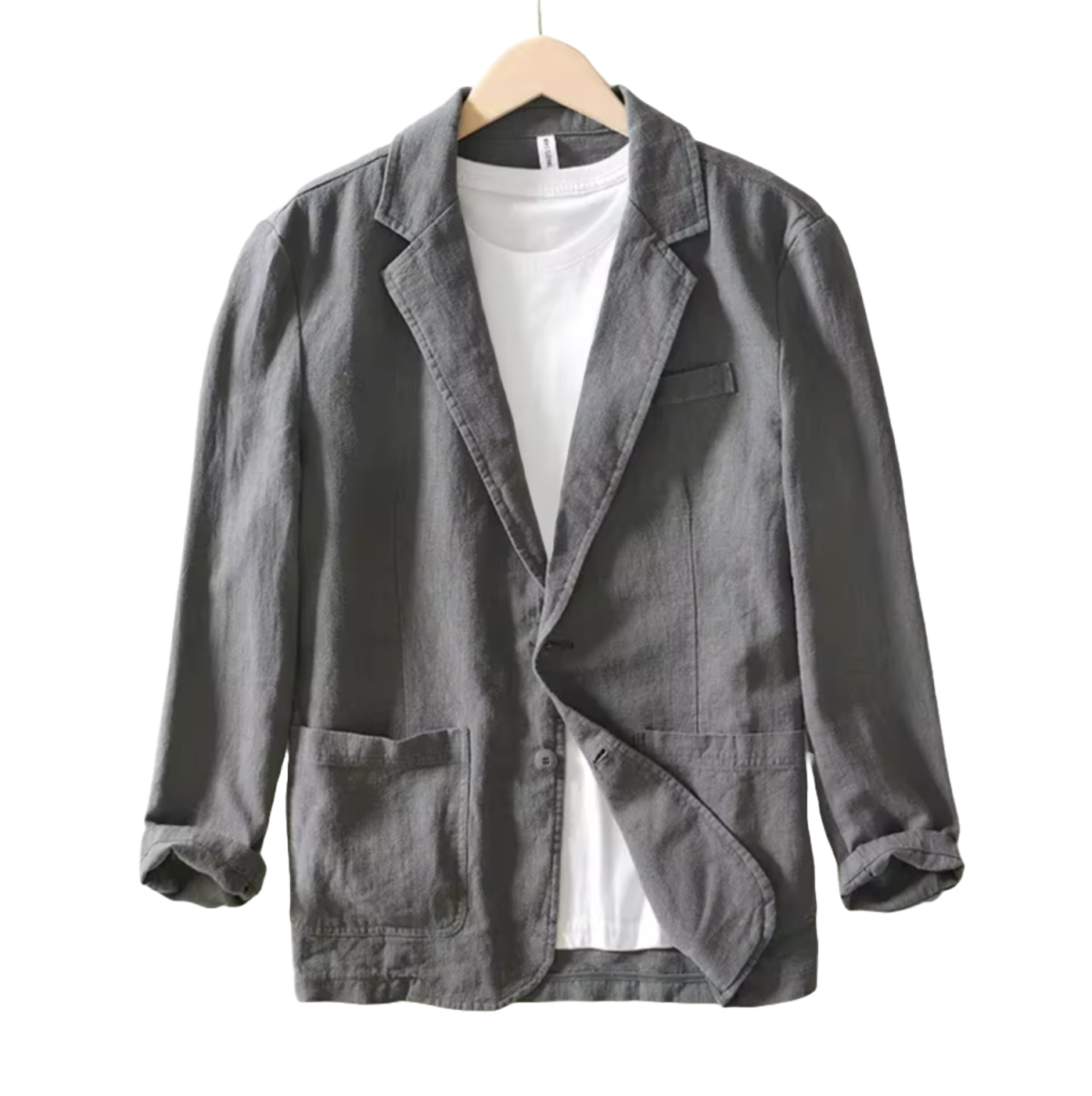 Smart Casual Linen Cotton Blend Beach Bar Blazer