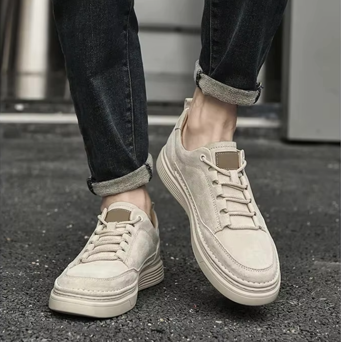 Vintage Low Top Board Sneakers