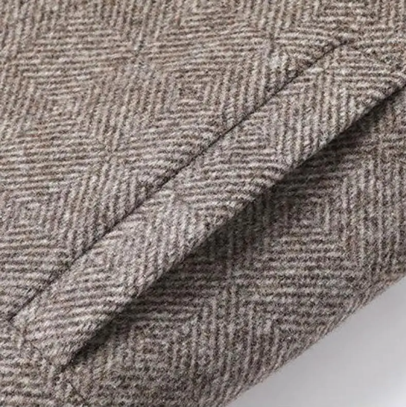 Herringbone Slim Fit Wool Jacket