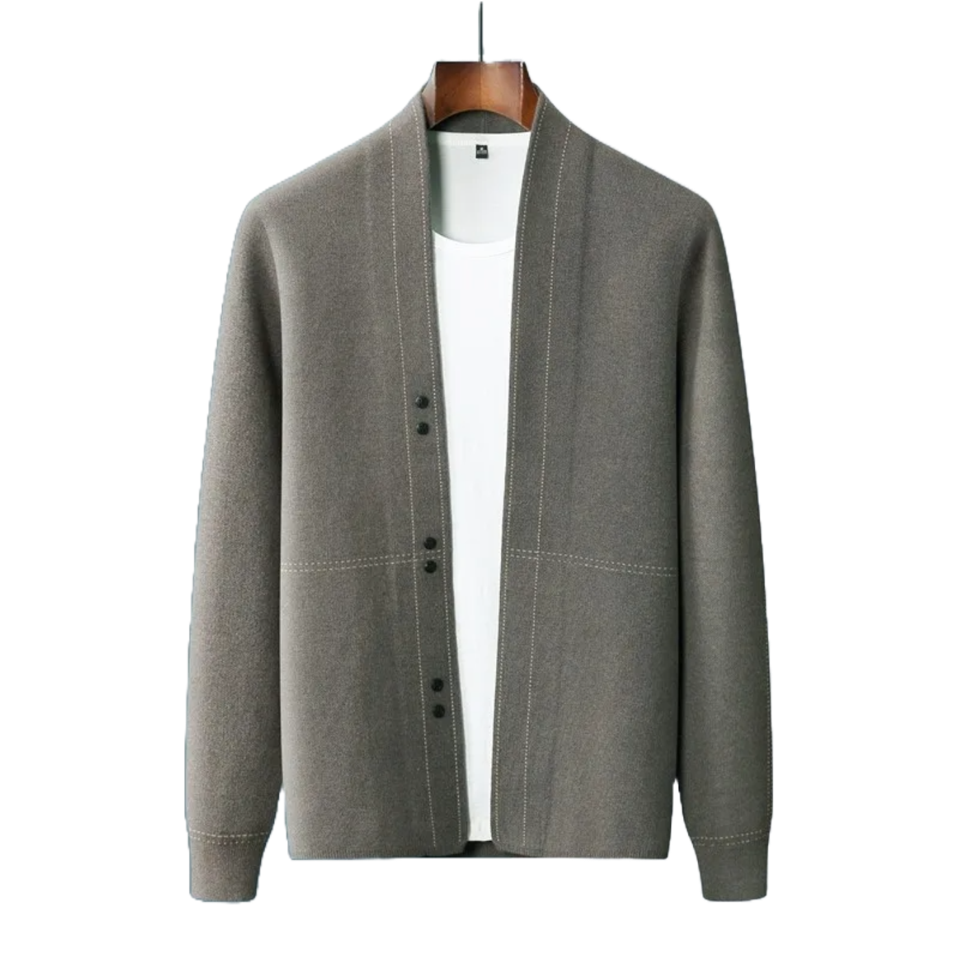 Pure Wool Cashmere Cardigan