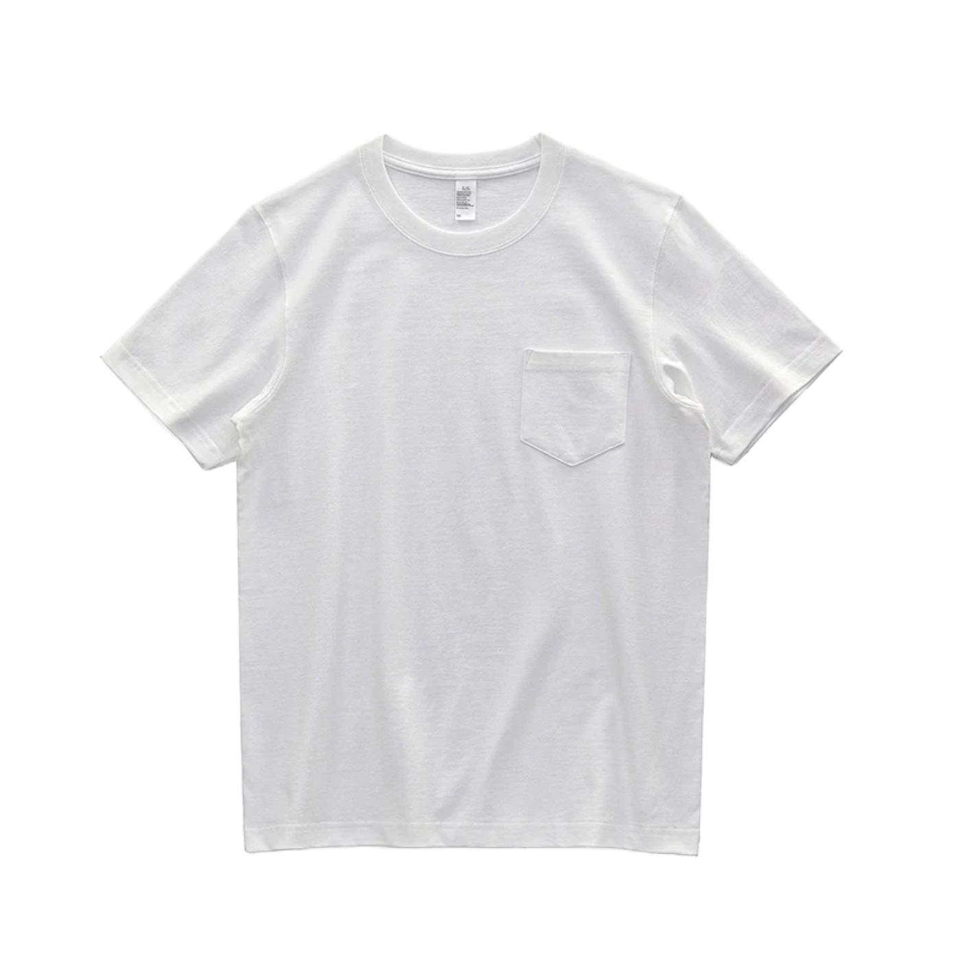 Thick Crew Neck Cotton T-Shirt