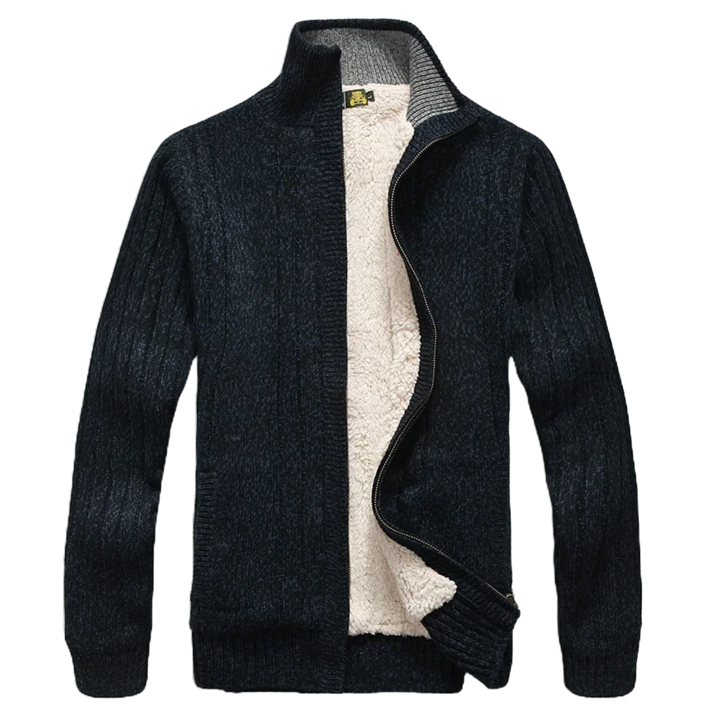 Knitted Fleece Casual Cardigan