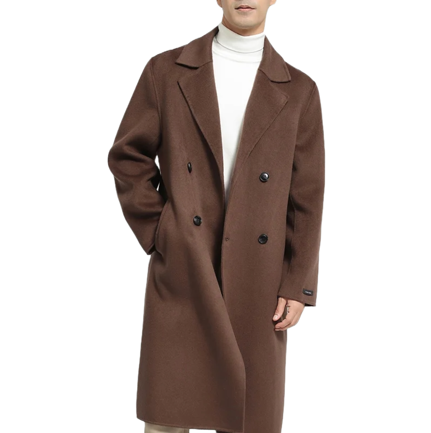 Lightweight Double Breast Cashmere Trench Coat