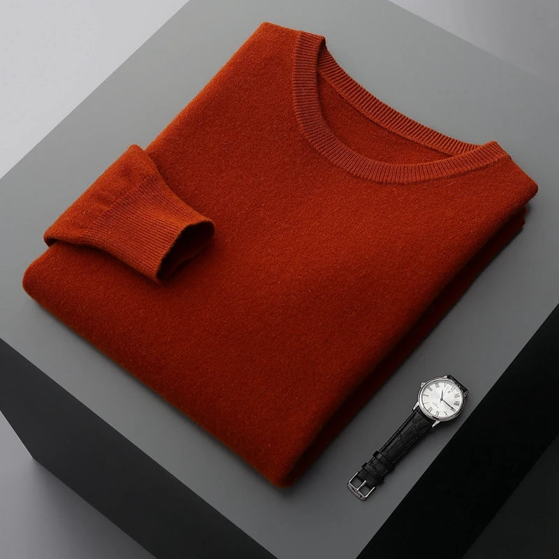 Pure Merino Wool Crew Neck Jumper