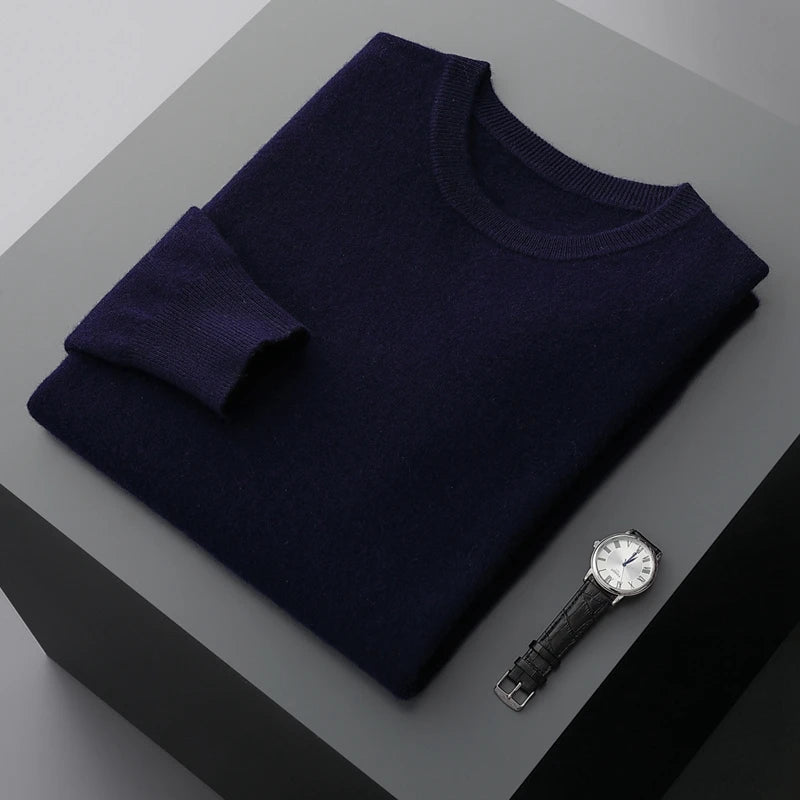 Pure Merino Wool Crew Neck Jumper