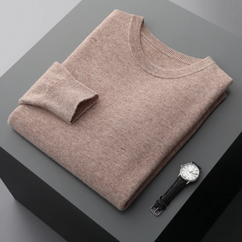 Pure Merino Wool Crew Neck Jumper